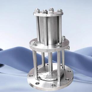 HJ64FJO2X不钢活塞式池底排泥阀直锈式密封法兰排泥阀阀门厂通家