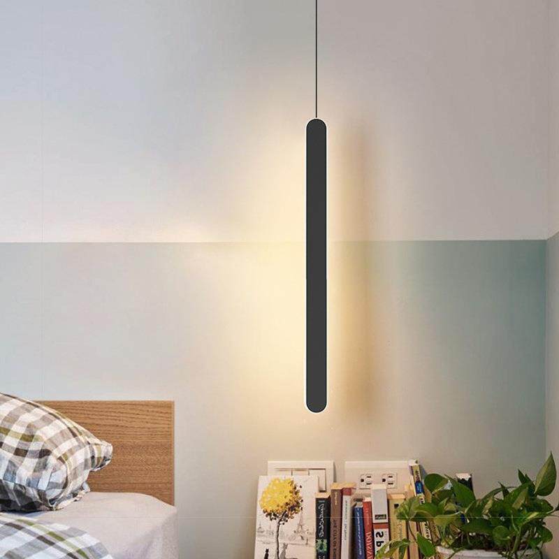 床头吊4431灯简约计简线条极现代卧室创意关ins网红艺术设玄北欧