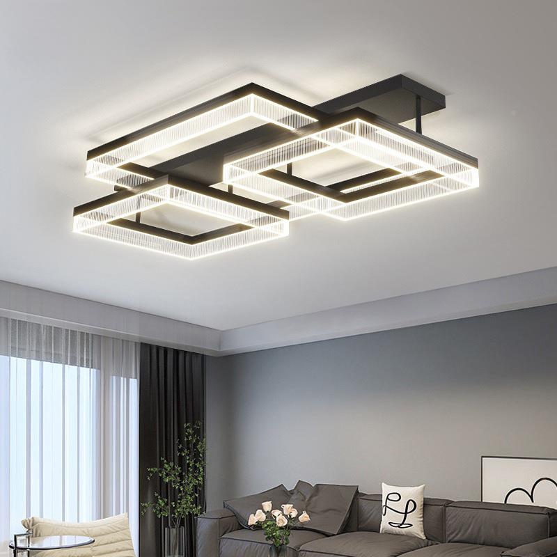 客厅灯简约代大气主灯全吸屋套餐组书合顶灯房茶室82302广东中山