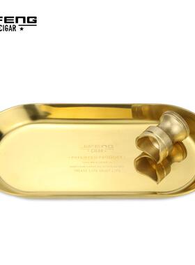 烟J雪IFENG季风茄专用灰缸便携金属托盘家用无品牌/意创烟灰缸烟