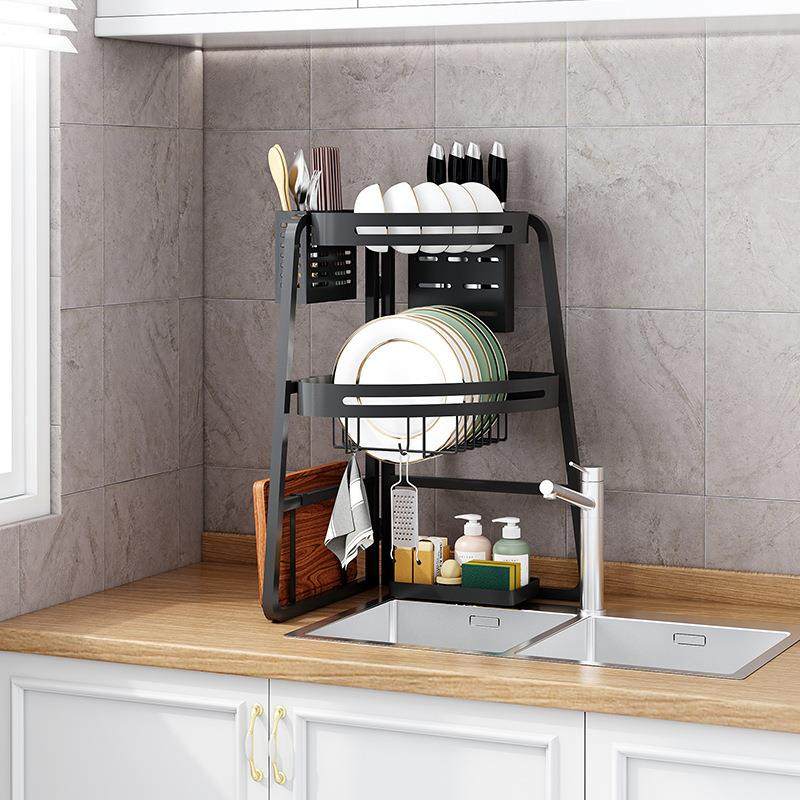 厨置物架水碗架角沥落水槽置物架房上方水池碗碟碗收盘洗JY-10109