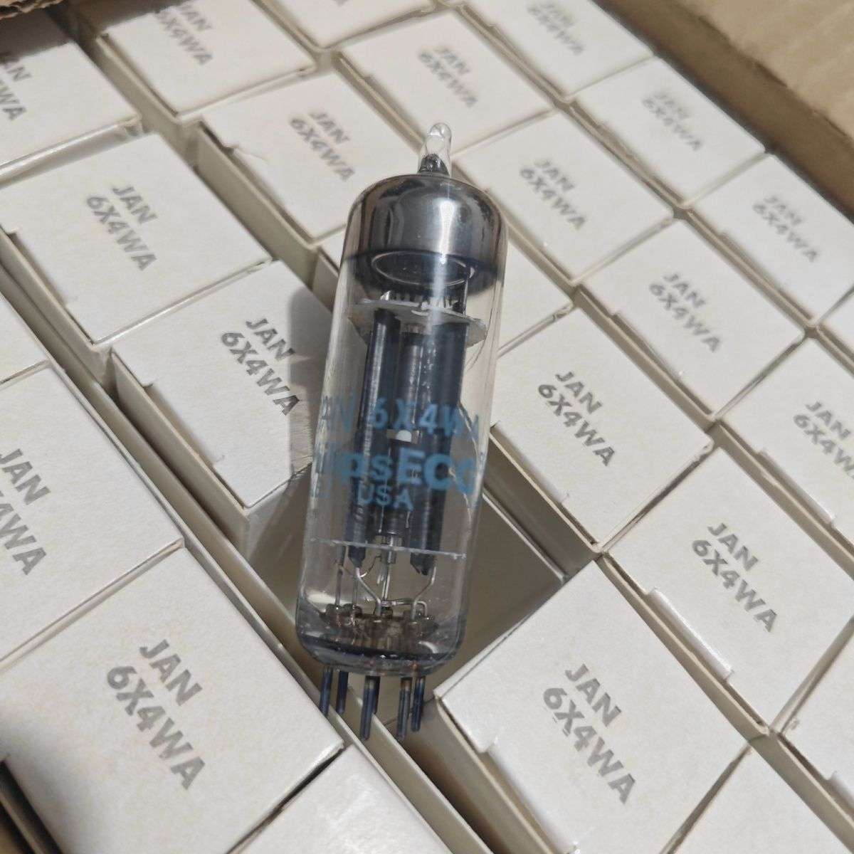 全新美国菲利普6X4WA电子管代6202 6X4 EZ90胆机功放用提供配对