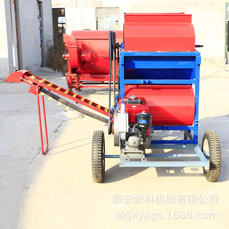 现货家花摘生果机自动式装袋摘花生机全喂入干湿花生果用秧分PUI