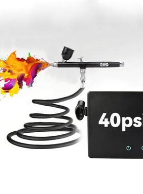 13NHT0模型制喷笔泵气新手上色喷漆喷枪件墙配绘彩绘家具修补五金