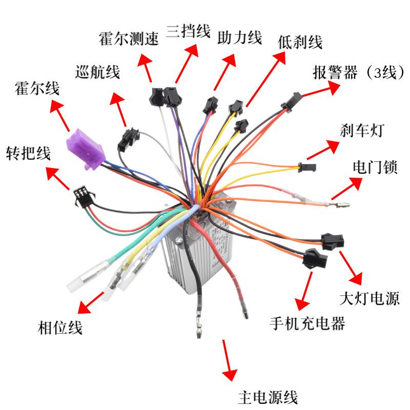 14莞寸代驾车东晶汇控控制器折叠电动车350W400W大电流LCY大功率