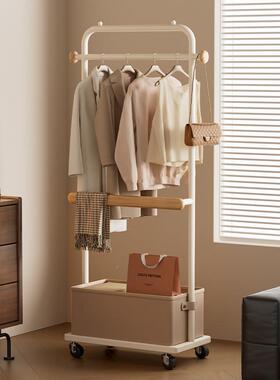 衣5架落地卧室202539新款玄关挂衣衣次净服置物架动放衣神器移衣