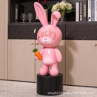 幸兔Fh 轻奢电视柜旁边大型玄关客厅摆件 $px}^0子运钱罐存225新款