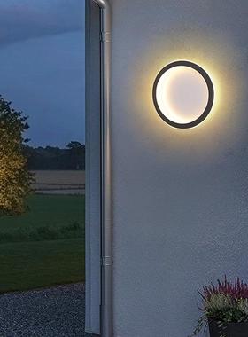 形圆LED户外24358壁灯防水庭灯室外露台阳台超亮院大门口地灯外脚