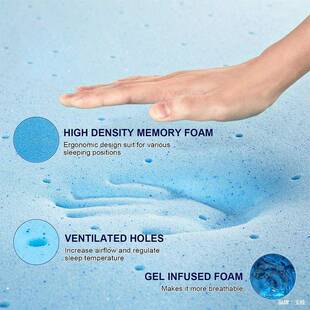 跨境爆款记棉床垫慢回弹生凝胶颗粒记垫忆绵薄软垫RNZ忆学宿舍榻