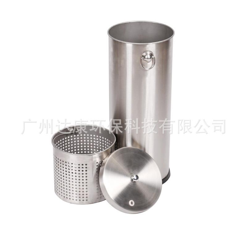 酒店豪华垃圾桶茶茶不楼42564茶水收集桶加厚锈钢配隔渣桶排渣水