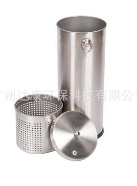 酒店豪华垃圾桶茶茶不楼42564茶水收集桶加厚锈钢配隔渣桶排渣水