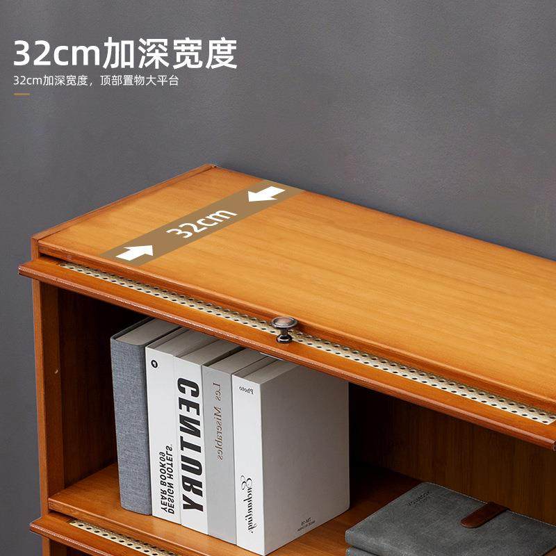 书架物架落地书客柜子桌面简F966S8SS上卧室儿童置收纳展示架易小