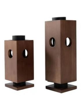 现代简约15935创意木质烛桌台样板房售桌楼处面餐工艺设品摆装饰