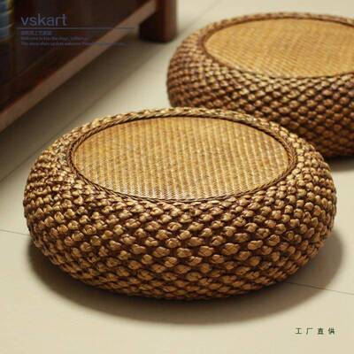 藤编蒲团榻米卧室坐垫地日式加厚家榻用禅修打F96S7876坐坐垫草编