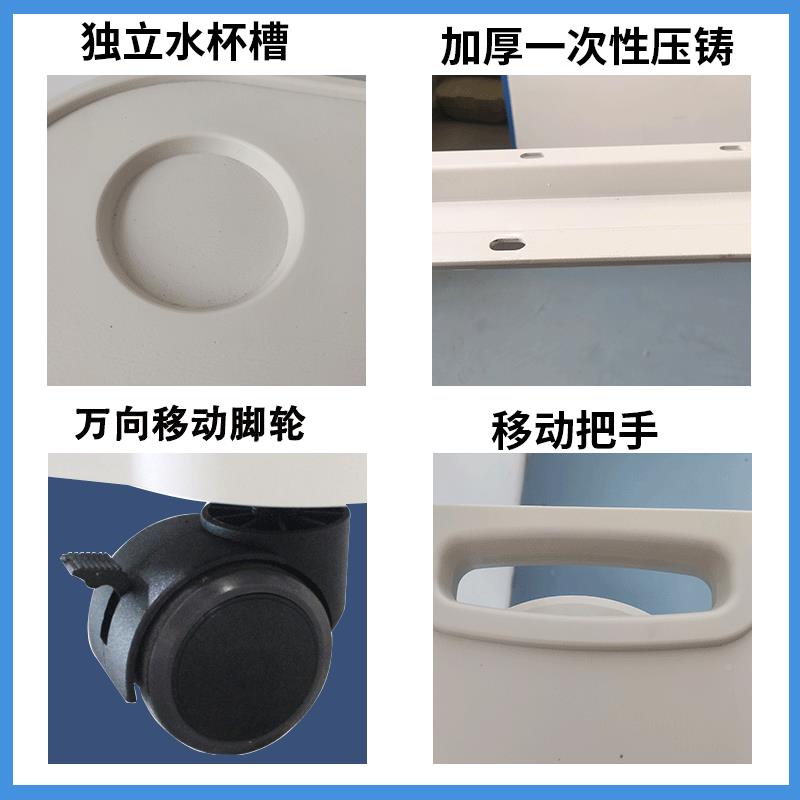 移床轮边桌可动餐桌懒006人桌月子护理餐桌老人护理吃带饭桌