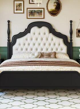 双人床奢软包安娜婚房床5法式古主卧复实木床现70408代简约1.主卧