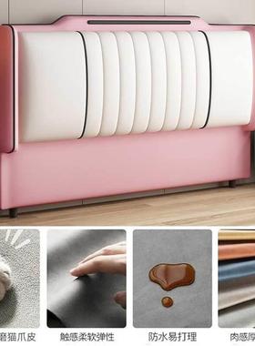 厂买家直销床头软包靠背2025年新款板落地头床单82673轻奢实木通