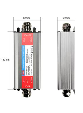 3KLA5PV1A铝壳水LED驱防动源宽压输电入高F值过EMC户外IP67防水电