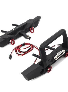 1/T10仿真攀属爬车RX4SCX10通用荒野前杠毒75350刺金后前杠防撞保