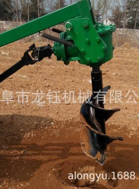 加厚孔型冻直土层挖坑机植600035树拖型拉机钻机加厚大径拖拉机挖