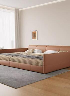 榻米亲代子NEA床现简约双人主卧家床二胎庭床拼榻接大床三米超大