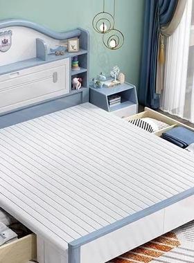 实木儿童床男孩青年室1.少5米单人SY-619#白色小户1.型2女孩卧储