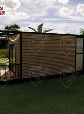 民宿集房网一层户28011外星空房阳光房红装箱民宿餐饮露集营成房