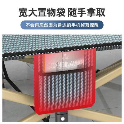 单人办PGH室午休床用折家叠便捷式躺椅子户外露公营折叠床床陪护