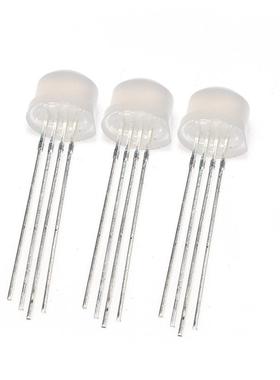 f8草帽m全8彩直插PHTgb灯珠变r色四脚直插式mled灯珠发光二极管