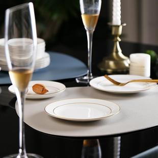 金边餐10905英具5英寸骨瓷餐碟早咸菜碟家甜品碟沾料碟用6寸吐骨