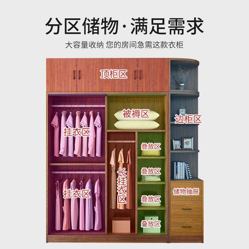 实木推拉衣柜现代简STG舍约租房用小户型简易家用卧室宿储门出物,包装,五金配件包装,淘宝优惠券,粉丝福利购,淘宝优惠卷