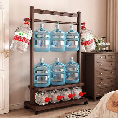 中民置物式移JNG动挂衣架衣架实木现落地卧室衣帽架客厅简约宿代