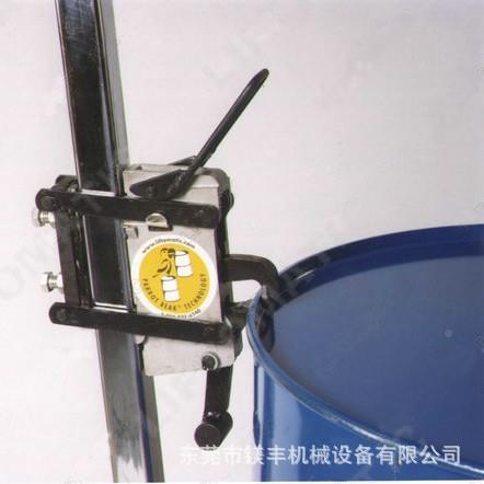 包邮机式搬械运油车咬桶嘴式四轮油桶车手推766工油桶搬运具