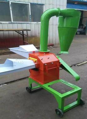 加厚中粉高喷的电动铡草揉碎一体机械玉米粒打碎牧草揉搓10199丝