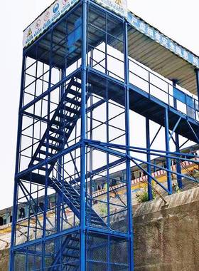 施工安全梯笼安全梯工程爬梯笼坑组合爬式基框sc072801架梯笼箱式