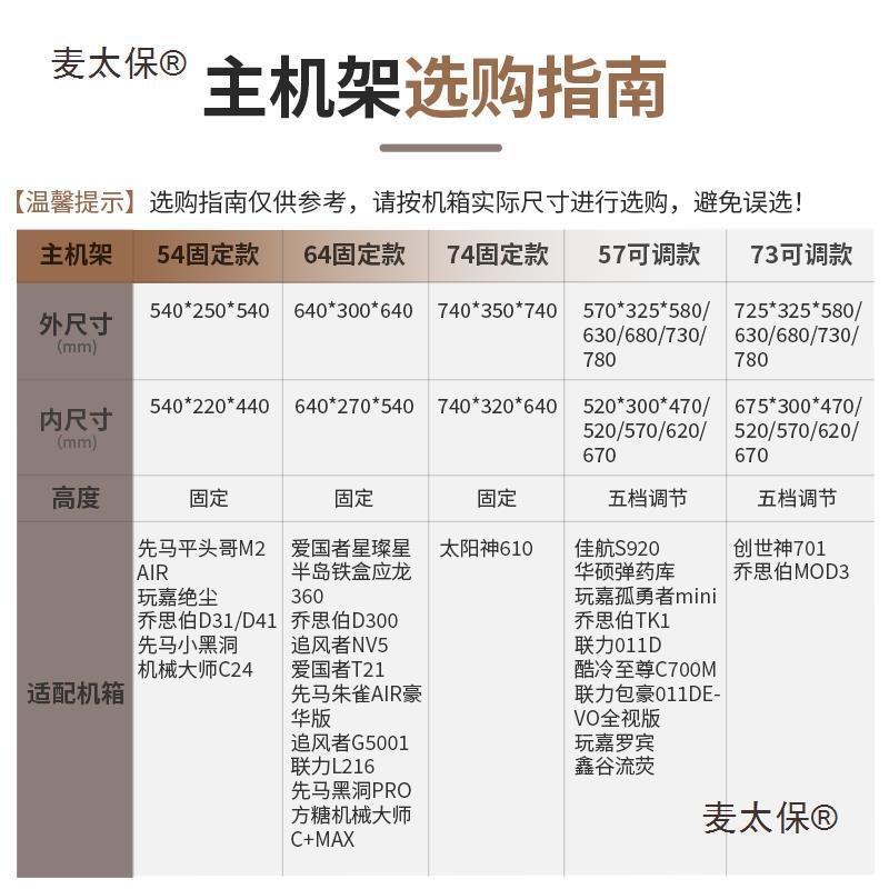 ZOH主机托架A创PHD神太阳神台式电脑机世底座打印机置物架床箱麦