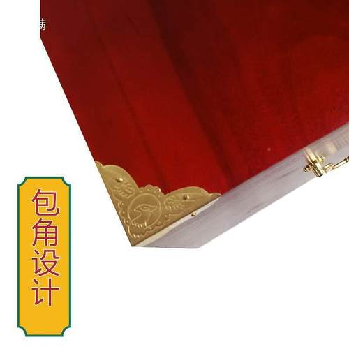 复古式樟木香箱子全樟木书盒字画藏箱婚嫁结婚箱实木箱储ZCK物收