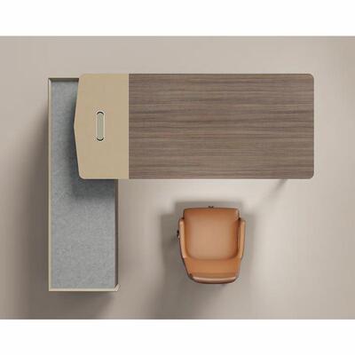 老桌现家代简公约领导办公室大板班台桌椅文件柜组合办PD-24391具