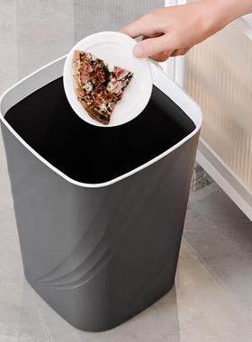 客厅垃圈圾WMH所桶家用大号厕卫生间卧室厨房宿舍办公室压加纸篓