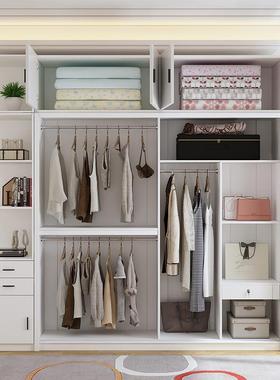 推拉门衣柜柜卧室用简现代约主家卧滑门储物收纳柜BUT子移门衣橱