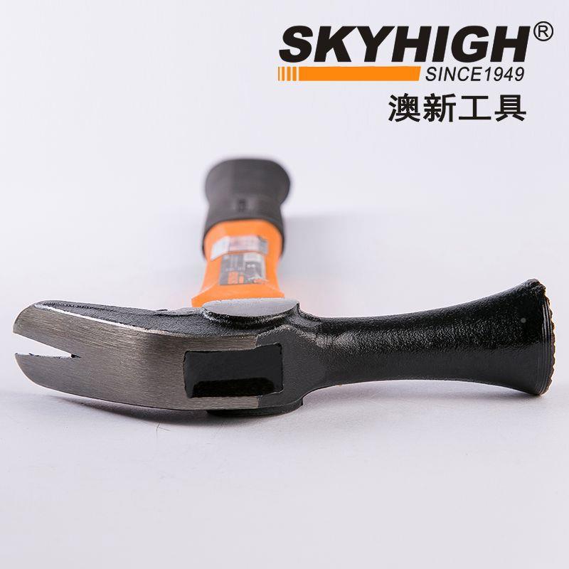 澳新日锤式鹤锤面角带麻磁铁S5001(6锤包塑柄榔羊头木工起钉锤木