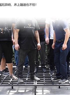 无头排骨架床架架子床IGG钢铁床5板支撑榻榻米防潮定制折叠加密1.