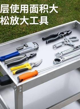 德式工具车不锈钢小推车多功能修手架推箱维修移动柜三层汽ERE子