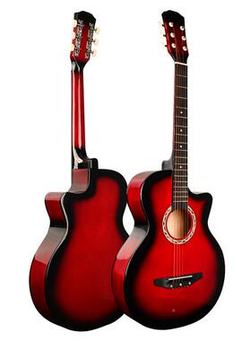 38寸珍宝桶民谣他普及a练吉入习琴门木吉他初学ECN者guitr厂家直