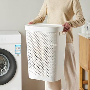 脏衣篮家用卫生间浴室洗40103衣分篮子带收盖放脏衣服区衣洗澡纳