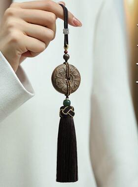 丝楠木0平安扣汽车PTZ挂5饰高档金22新款男女车载内饰后