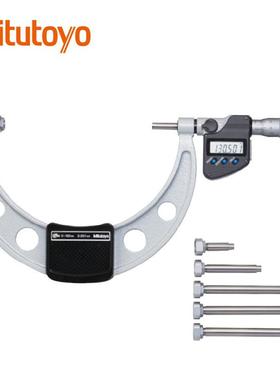 MITUTO千YO/三0丰34-2换51-30数显外径分尺-90884带可更测砧