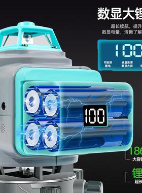 9P1E新款外室强绿光12/16线水平贴墙贴地蓝光红精外线VLN高仪度自