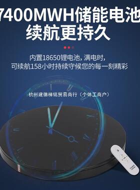 电动转盘直18480播频展示台视拍摄摄影座充电速自动旋转调产品展