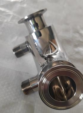 保弯头304不锈钢快装双层弯温头卫级生外层丝管件WGI夹快装管件厂